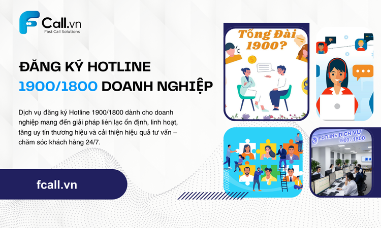 Đăng ký Hotline 1900/1800 doanh nghiệp